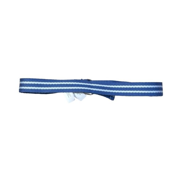 Polo Ralph Lauren Toddler Boy's Belt Stripe Fabric DD Buckle Blue Adjustable 2T - Picture 2 of 6